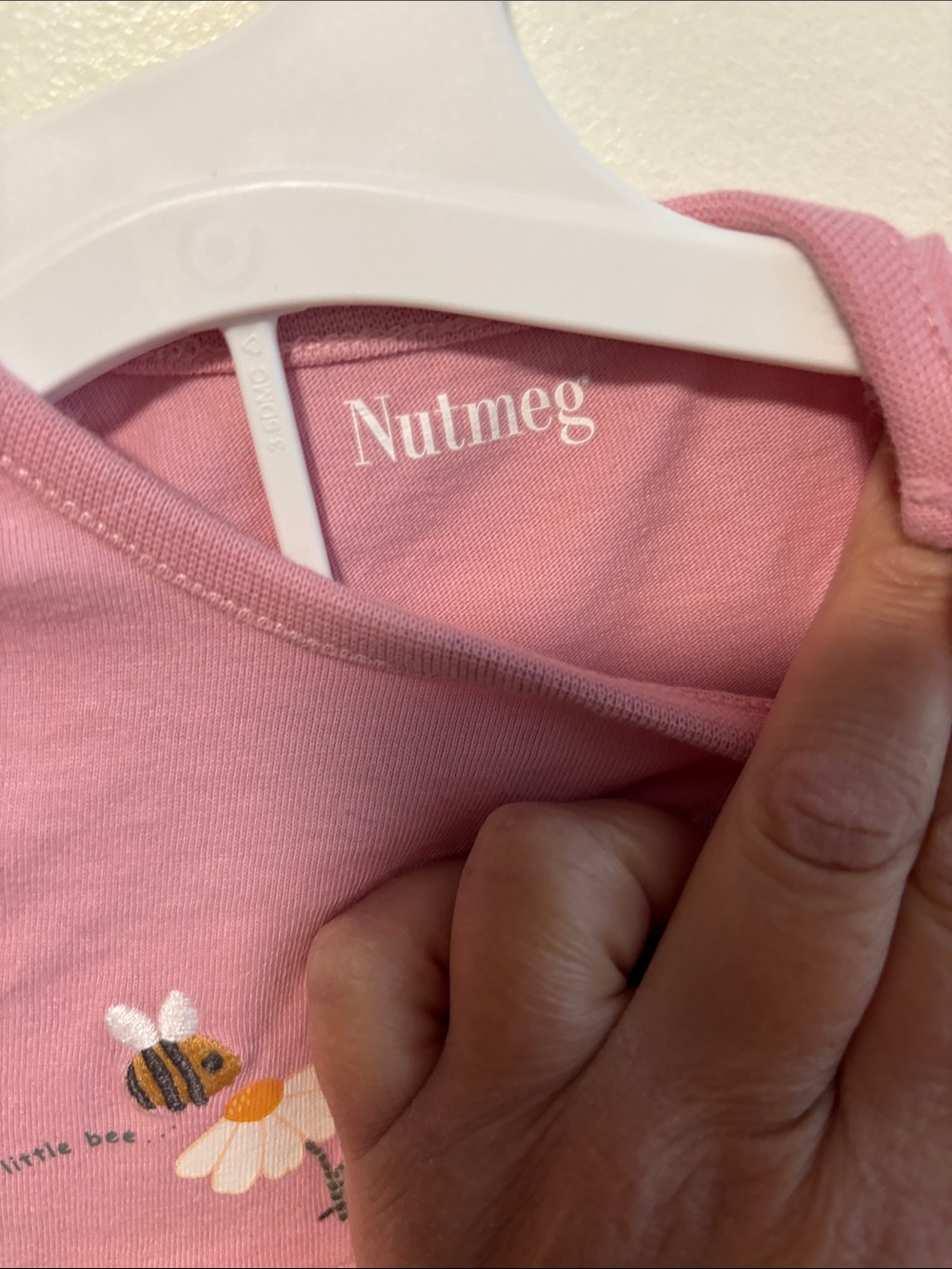 ⭐ 3 for $15 Nutmeg Pink Bunny Floral Kids Matching Set - Picture 2 of 8